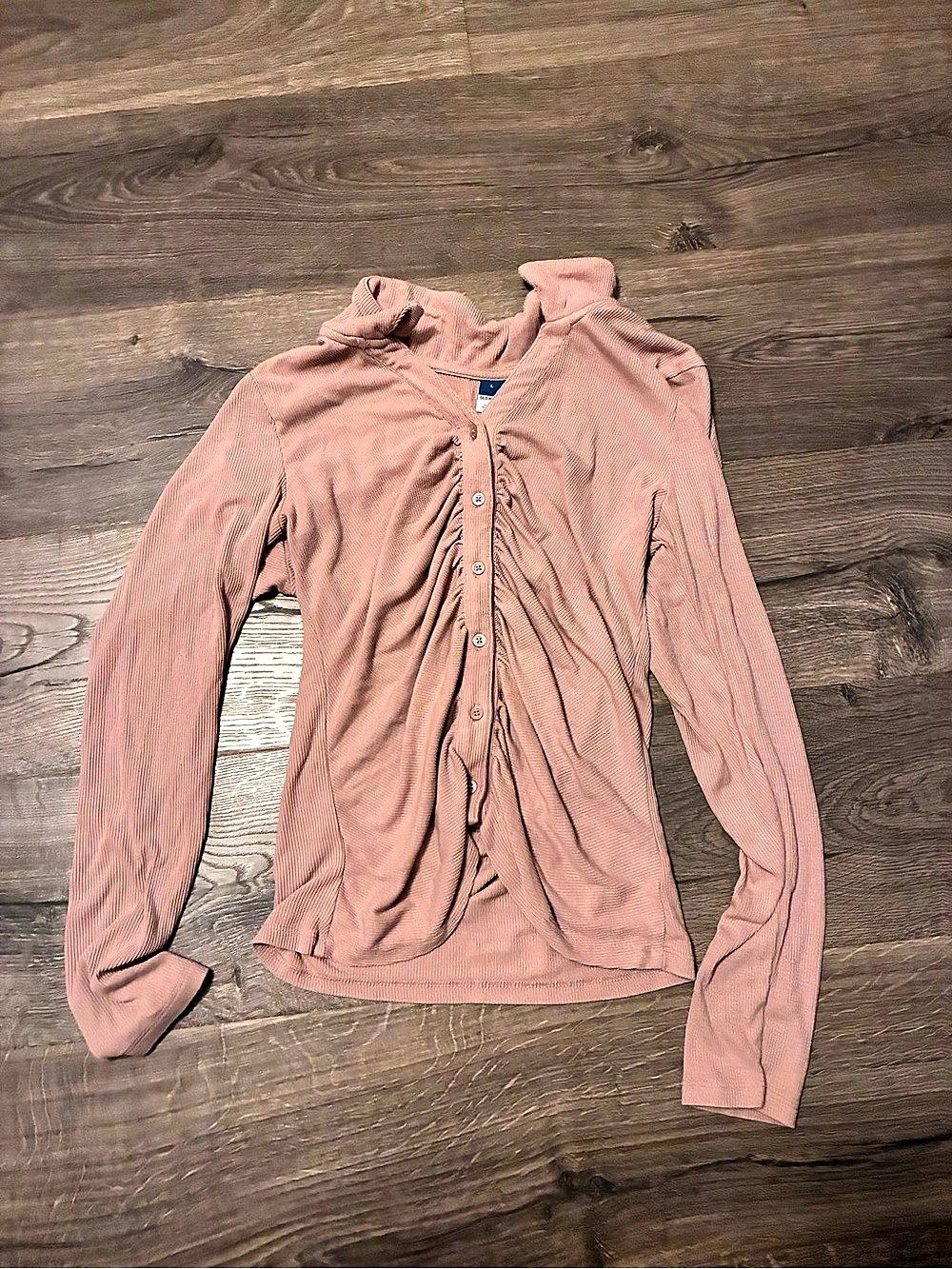 Old Navy Ribbed Long Sleeve Top Size Large